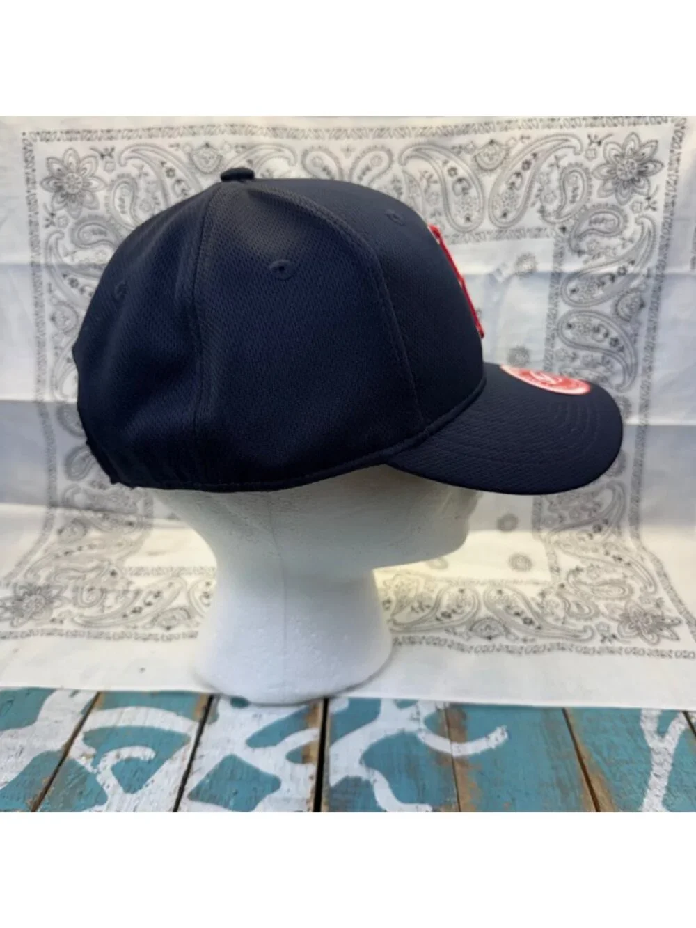 New OC Sports Boston Red Sox Youth Baseball Hat Navy Blue Adjustable Team Logo